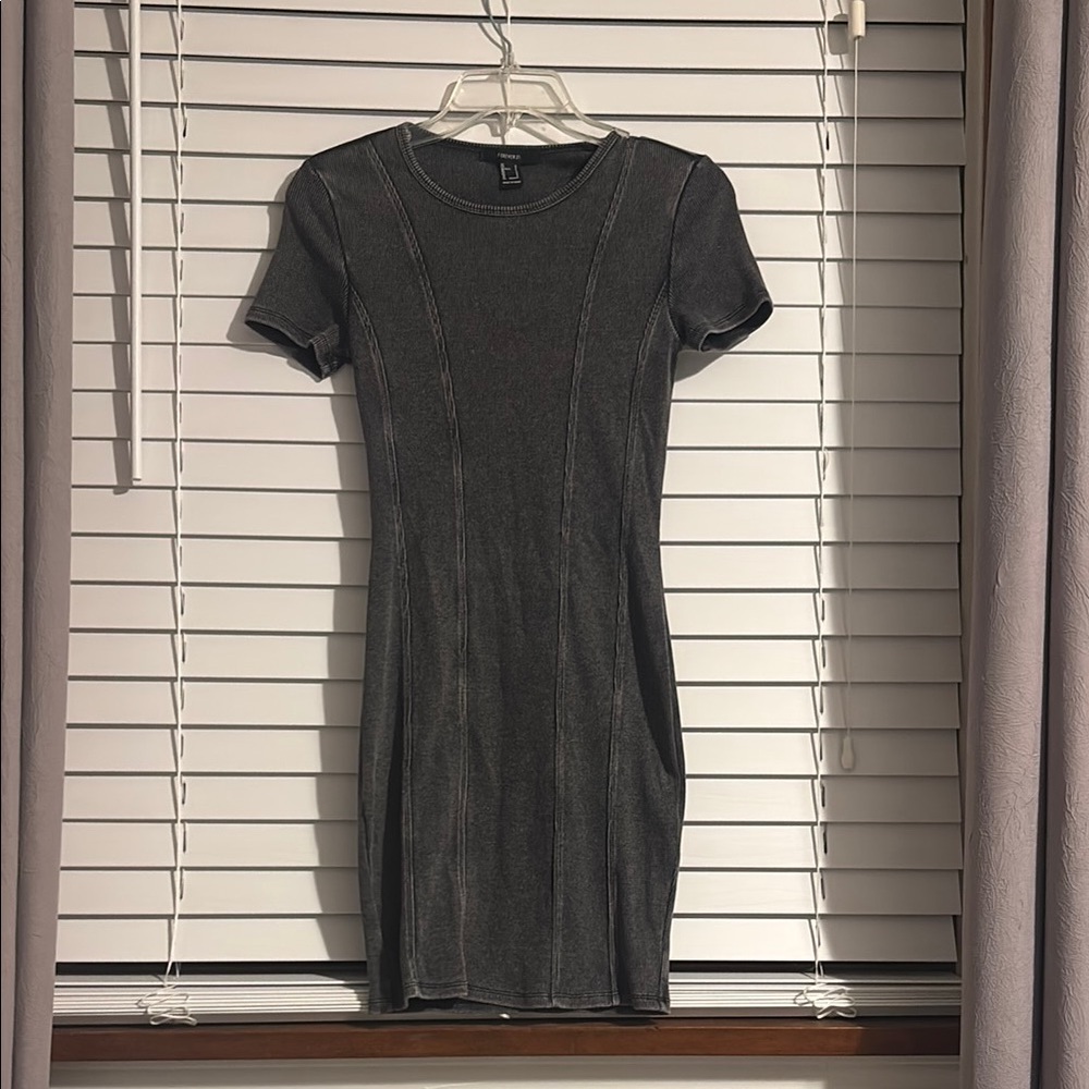 Forever 21 Gray Bodycon Mini Dress